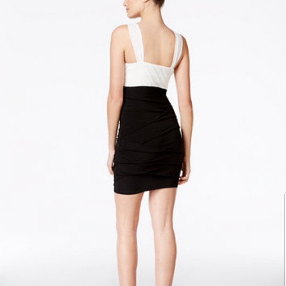 City Studio Chiffon Bodycon Dress